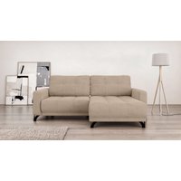 INOSIGN Ecksofa "FAIRVIEW mit verstellbaren Rückenlehne, Maße B/T/H: 234/174/93 cm" L-Form mit Wellenunterfederung, Recamiere beidseitig montierbar von Inosign
