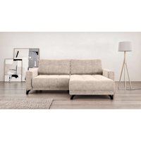 INOSIGN Ecksofa "FAIRVIEW mit verstellbaren Rückenlehne, Maße B/T/H: 234/174/93 cm", L-Form mit Wellenunterfederung, Recamiere beidseitig montierbar von Inosign