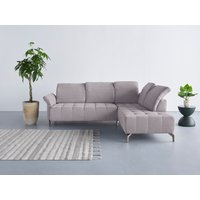 INOSIGN Ecksofa "Fresh L-Form", Federkern, wahlweise Kopfteilverstellung und motorischer Vorziehsitz von Inosign