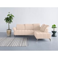 INOSIGN Ecksofa "Fresh L-Form", Federkern, wahlweise Kopfteilverstellung und motorischer Vorziehsitz von Inosign