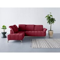 INOSIGN Ecksofa "Fresh L-Form", Federkern, wahlweise Kopfteilverstellung und motorischer Vorziehsitz von Inosign