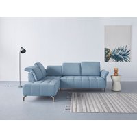 INOSIGN Ecksofa "Fresh L-Form", Federkern, wahlweise Kopfteilverstellung und motorischer Vorziehsitz von Inosign