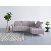 INOSIGN Ecksofa "Fresh L-Form", Federkern, wahlweise Kopfteilverstellung und motorischer Vorziehsitz von Inosign