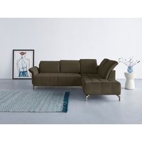 INOSIGN Ecksofa "Fresh L-Form", Federkern, wahlweise Kopfteilverstellung und motorischer Vorziehsitz von Inosign