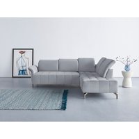 INOSIGN Ecksofa "Fresh L-Form", Federkern, wahlweise Kopfteilverstellung und motorischer Vorziehsitz von Inosign