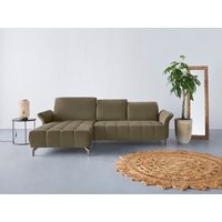 INOSIGN Ecksofa "Fresh L-Form", Federkern, wahlweise Kopfteilverstellung und motorischer Vorziehsitz von Inosign