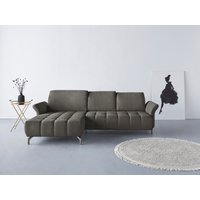 INOSIGN Ecksofa "Fresh L-Form", Federkern, wahlweise Kopfteilverstellung und motorischer Vorziehsitz von Inosign