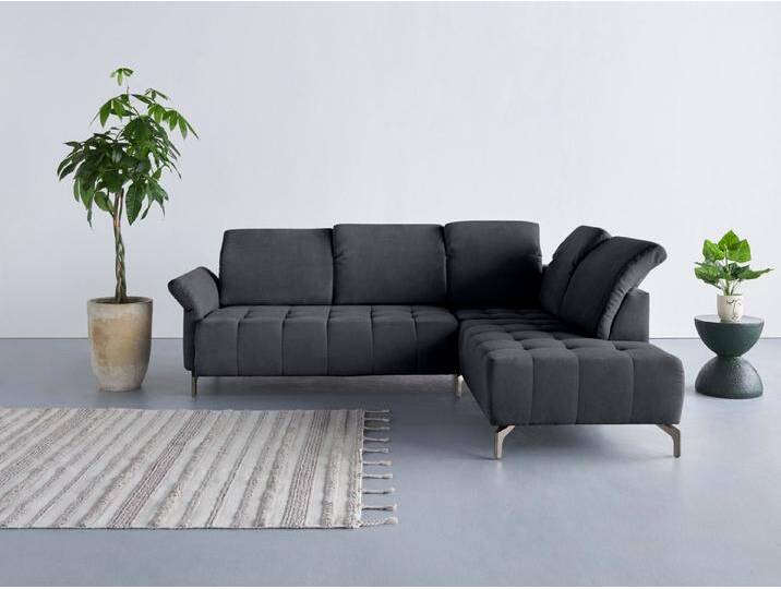 INOSIGN Ecksofa Fresh L-Form, Federkern, grau, mit Armteilverstellung-mit Kopfteilverstellung, grau INOSIGN Ecksofa Fresh L-Form, Federkern, grau, mit Armteilverstellung-mit Kopfteilverstellung, grau von Inosign