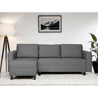INOSIGN Ecksofa "GLENOE Schlafsofa mit Bettkasten, Recamiere beidseitig montierbar", L-Form, Maße B/T/H: 230/135/84,5 cm, Velvet & Struktur weich von Inosign