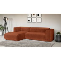 INOSIGN Ecksofa "MERID L-Form (257 cm), zeitlos & stilvolles Design,", Aufwendig gepolstert, in Cord, Chenille und Struktur von Inosign