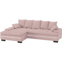 Mr. Couch Ecksofa "Haiti II, L-Form", RGB-LED Beleuchtung, wahlweise mit Kaltschaum, Bett, Bettkasten von Mr. Couch