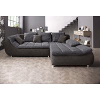 INOSIGN Ecksofa "Imola elegant und bequem, aktuelle Steppung im Sitz, L-Form", wahlweise mit Bettfunktion von Inosign