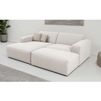 INOSIGN Ecksofa "Koa,228cm, L-Form, Modulsofa, Webstoff, Cord", Designsofa, Set, Hocker inklusive, weicher Lounge-Sitzkomfort INOSIGN Ecksofa "Koa,228cm, L-Form, Modulsofa, Webstoff, Cord", Designsofa, Set, Hocker inklusive, weicher Lounge-Sitzkomfort von Inosign