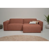 INOSIGN Ecksofa "Koa,228cm, L-Form, Modulsofa, Webstoff, Cord", Designsofa, weicher Lounge-Sitzkomfort, Welleunterfederung, bodentief von Inosign