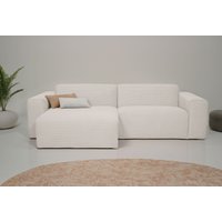 INOSIGN Ecksofa "Koa,228cm, L-Form, Modulsofa, Webstoff, Cord", Designsofa, weicher Lounge-Sitzkomfort, Welleunterfederung, bodentief von Inosign