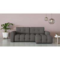 INOSIGN Ecksofa "Manilla, wahlweise mit Bettfunktion, B/T/H 265/170/91 cm", L-Form mit Recamiere rechts/links bestellbar, Wellenunterfederung von Inosign