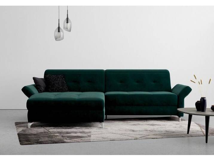 INOSIGN Ecksofa Maredo L-Form, Federkern, grün, ohne Kopfteilverstellung, ohne Armteilfunktion, dunkelgrün INOSIGN Ecksofa Maredo L-Form, Federkern, grün, ohne Kopfteilverstellung, ohne Armteilfunktion, dunkelgrün von Inosign