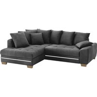 Mr. Couch Ecksofa "Nikita II, L-Form", mit RGB-LED Beleuchtung, wahlweise mit Bett, Bettkasten, Kaltschaum von Mr. Couch
