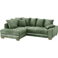 Mr. Couch Ecksofa "Nikita II, L-Form", mit RGB-LED Beleuchtung, wahlweise mit Bett, Bettkasten, Kaltschaum von Mr. Couch