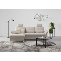 INOSIGN Ecksofa "Palm Beach L-Form", Federkern, mit Sitztiefenverstellung, wahlweise mit Bettfunktion von Inosign