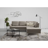 INOSIGN Ecksofa "Palm Beach L-Form", Federkern, mit Sitztiefenverstellung, wahlweise mit Bettfunktion von Inosign