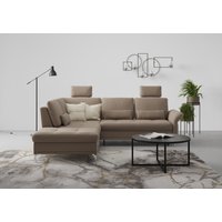 INOSIGN Ecksofa "Palm Beach L-Form", Federkern, mit Sitztiefenverstellung, wahlweise mit Bettfunktion von Inosign