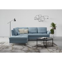 INOSIGN Ecksofa "Palm Beach L-Form", Federkern, mit Sitztiefenverstellung, wahlweise mit Bettfunktion von Inosign