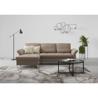 INOSIGN Ecksofa "Palm Beach L-Form", Federkern, mit Sitztiefenverstellung, wahlweise mit Bettfunktion von Inosign