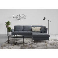 INOSIGN Ecksofa "Palm Beach L-Form", Federkern, mit Sitztiefenverstellung, wahlweise mit Bettfunktion von Inosign