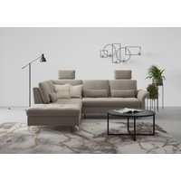 INOSIGN Ecksofa "Palm Beach L-Form", Federkern, mit Sitztiefenverstellung, wahlweise mit Bettfunktion von Inosign