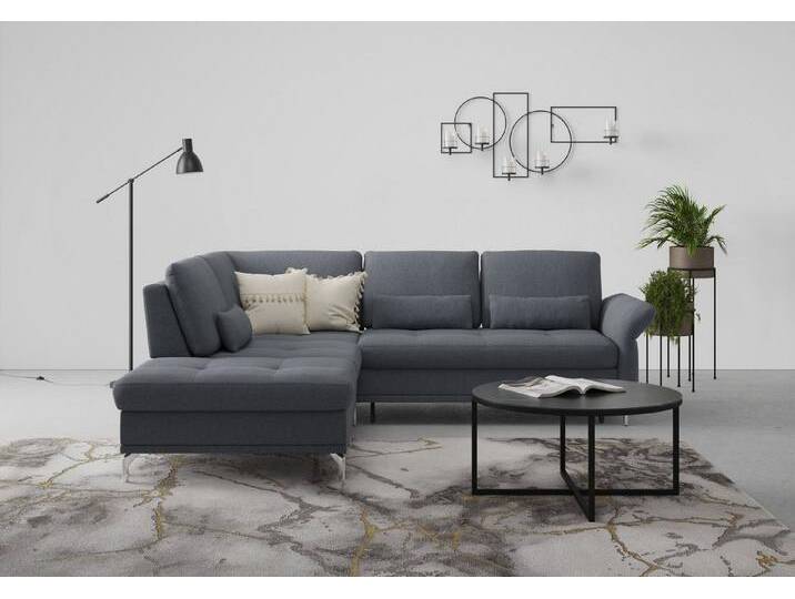 INOSIGN Ecksofa Palm Beach L-Form, Federkern, mit Sitztiefenverstellung, blau grau INOSIGN Ecksofa Palm Beach L-Form, Federkern, mit Sitztiefenverstellung, blau grau von Inosign