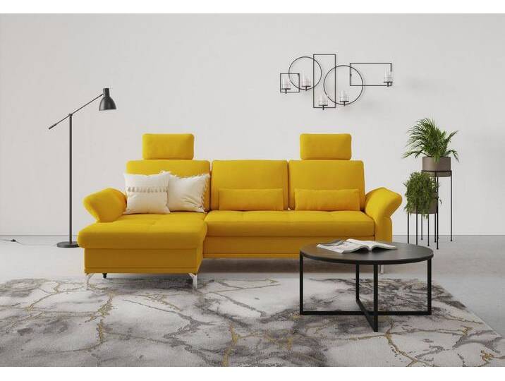 INOSIGN Ecksofa Palm Beach L-Form, Federkern, mit Sitztiefenverstellung, gelb INOSIGN Ecksofa Palm Beach L-Form, Federkern, mit Sitztiefenverstellung, gelb von Inosign