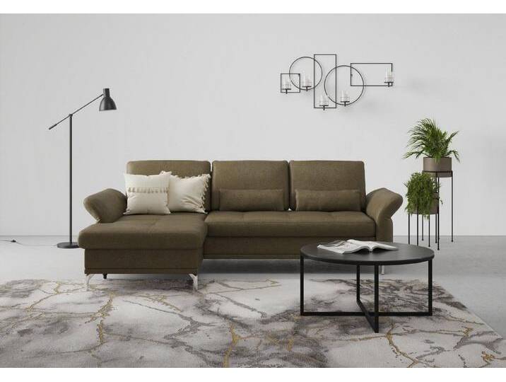 INOSIGN Ecksofa Palm Beach L-Form, Federkern, mit Sitztiefenverstellung, grau von Inosign