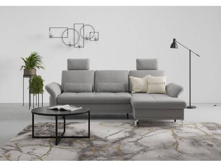 INOSIGN Ecksofa Palm Beach L-Form, Federkern, mit Sitztiefenverstellung, grau INOSIGN Ecksofa Palm Beach L-Form, Federkern, mit Sitztiefenverstellung, grau von Inosign