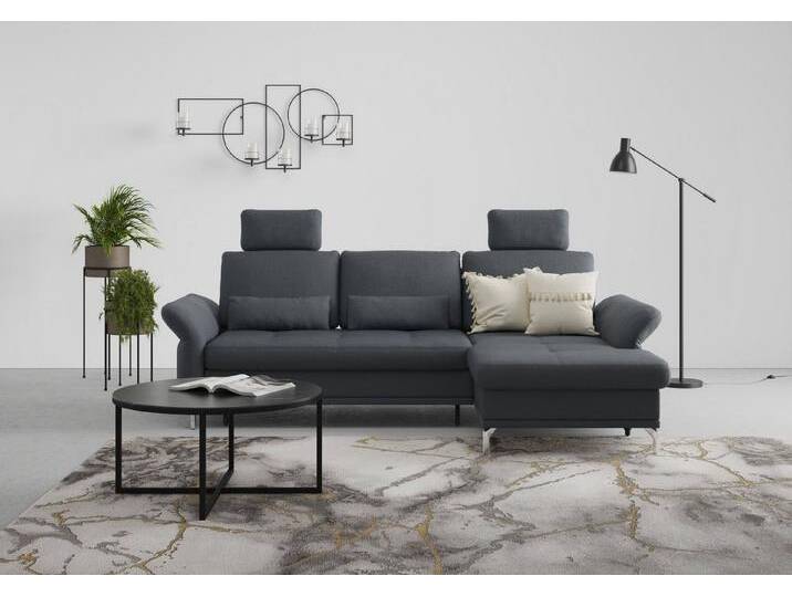 INOSIGN Ecksofa Palm Beach L-Form, Federkern, mit Sitztiefenverstellung, grau von Inosign