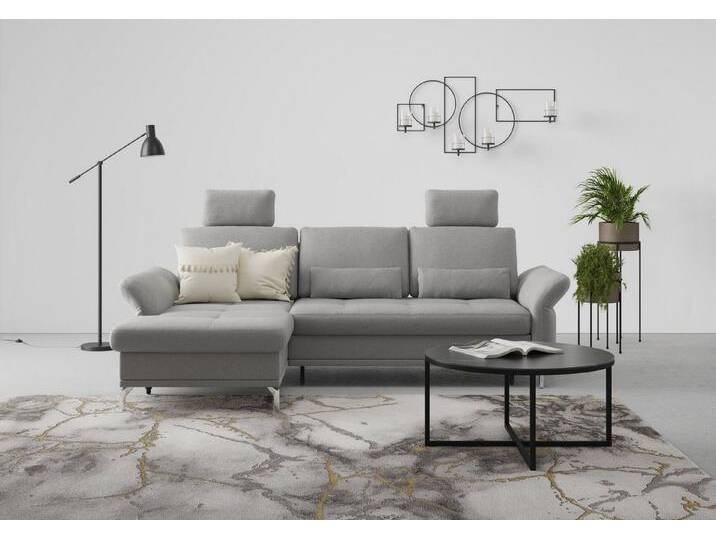 INOSIGN Ecksofa Palm Beach L-Form, Federkern, mit Sitztiefenverstellung, grau INOSIGN Ecksofa Palm Beach L-Form, Federkern, mit Sitztiefenverstellung, grau von Inosign