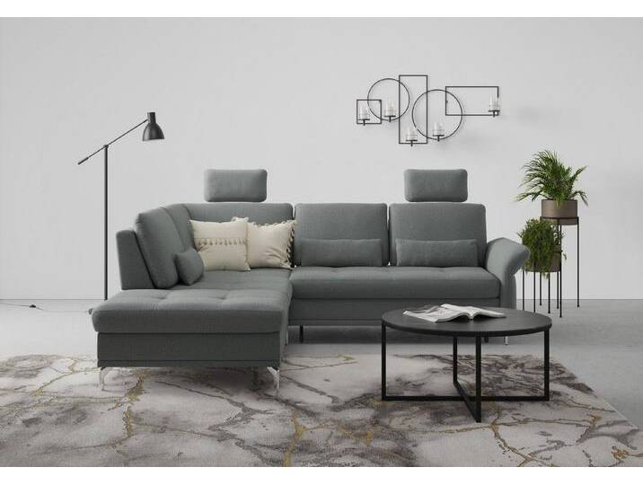 INOSIGN Ecksofa Palm Beach L-Form, Federkern, mit Sitztiefenverstellung, grau von Inosign