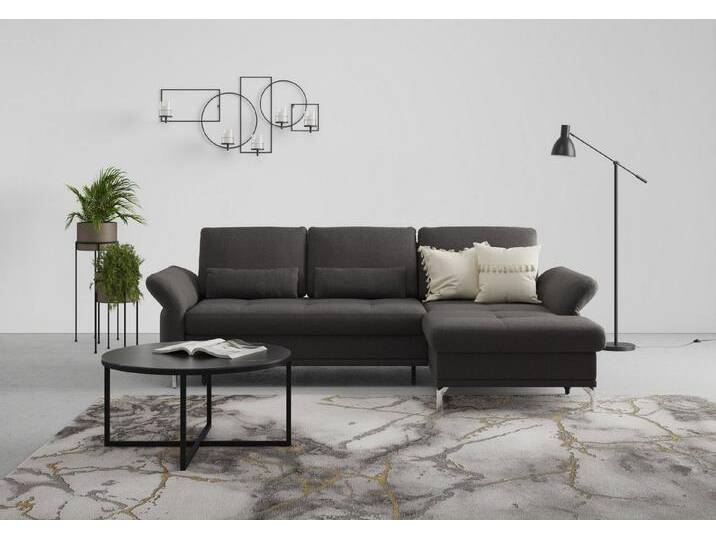 INOSIGN Ecksofa Palm Beach L-Form, Federkern, mit Sitztiefenverstellung, grau von Inosign