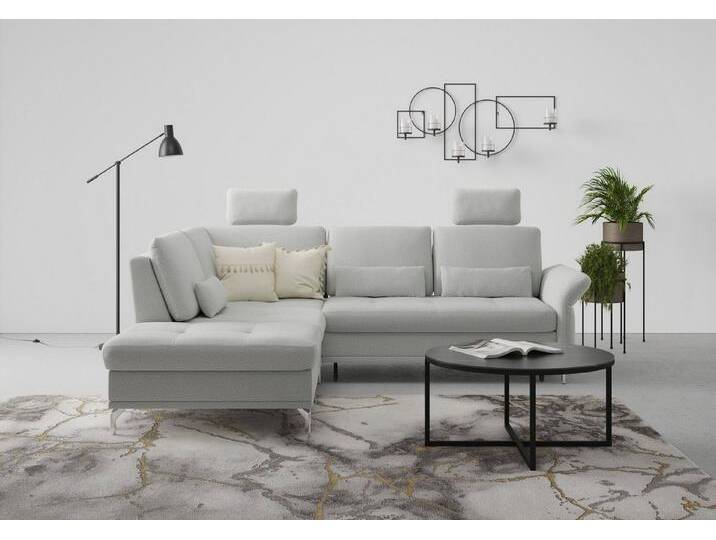 INOSIGN Ecksofa Palm Beach L-Form, Federkern, mit Sitztiefenverstellung, grau INOSIGN Ecksofa Palm Beach L-Form, Federkern, mit Sitztiefenverstellung, grau von Inosign