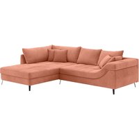 Mr. Couch Ecksofa "Portofino L-Form", 4 Bezugsqualitäten, 13,5 cm hohe Metall-Profilfüße in matt-schwarz Mr. Couch Ecksofa "Portofino L-Form", 4 Bezugsqualitäten, 13,5 cm hohe Metall-Profilfüße in matt-schwarz von Mr. Couch