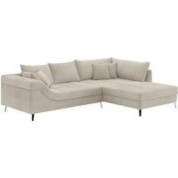 Mr. Couch Ecksofa "Portofino L-Form" 4 Bezugsqualitäten, 13,5 cm hohe Metall-Profilfüße in matt-schwarz Mr. Couch Ecksofa "Portofino L-Form" 4 Bezugsqualitäten, 13,5 cm hohe Metall-Profilfüße in matt-schwarz von Mr. Couch