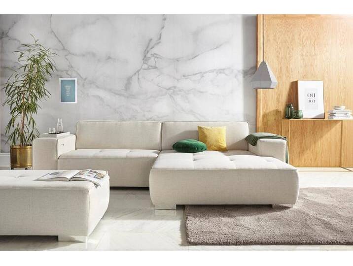 INOSIGN Ecksofa Sapporo L-Form, Federkern, braun, mit Bettfunktion INOSIGN Ecksofa Sapporo L-Form, Federkern, braun, mit Bettfunktion von Inosign