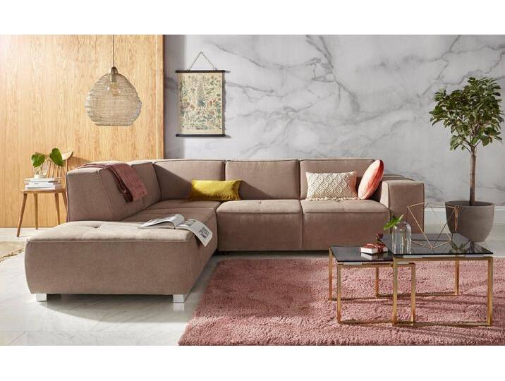 INOSIGN Ecksofa Sapporo L-Form, Federkern, braun, mit elektrischer Vorziehfunktion INOSIGN Ecksofa Sapporo L-Form, Federkern, braun, mit elektrischer Vorziehfunktion von Inosign