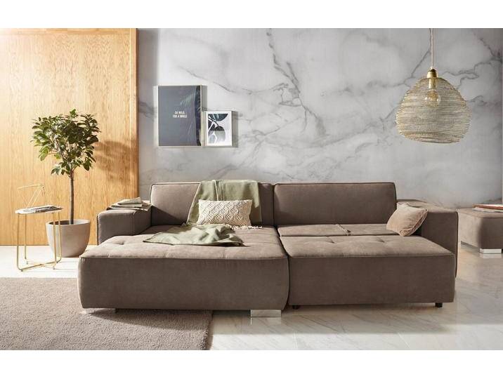 INOSIGN Ecksofa Sapporo L-Form, Federkern, braun, mit elektrischer Vorziehfunktion INOSIGN Ecksofa Sapporo L-Form, Federkern, braun, mit elektrischer Vorziehfunktion von Inosign