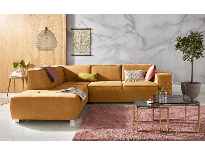 INOSIGN Ecksofa Sapporo L-Form, Federkern, gelb, mit elektrischer Vorziehfunktion INOSIGN Ecksofa Sapporo L-Form, Federkern, gelb, mit elektrischer Vorziehfunktion von Inosign