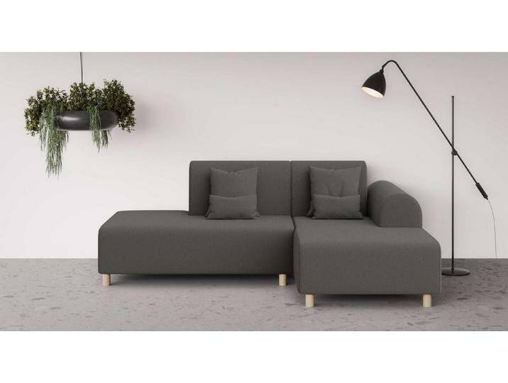INOSIGN Ecksofa Suyala, L-Form mit Hocker, schwarz, ohne Hocker, anthrazit INOSIGN Ecksofa Suyala, L-Form mit Hocker, schwarz, ohne Hocker, anthrazit von Inosign