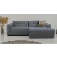 OTTO home Ecksofa "Tapley" Breite 221 cm,Boucle, Struktur fein, mit Knopfsteppung, bodentief von Otto Home