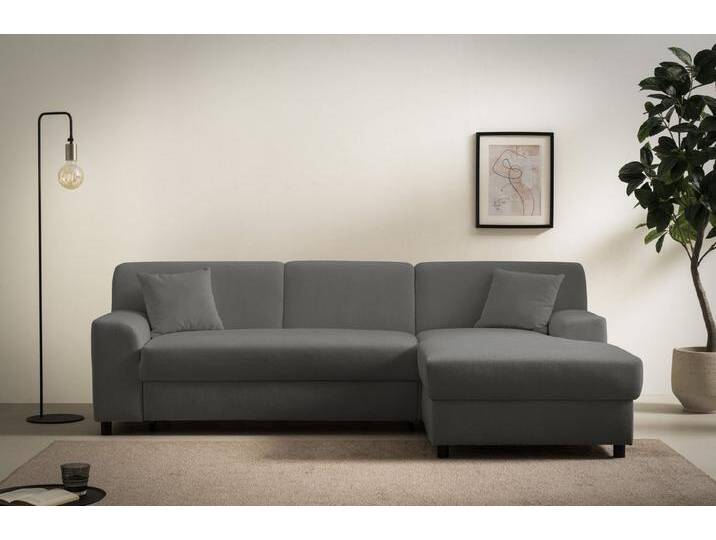 DOMO collection Ecksofa Turah 2, L-Form, Cord oder Luxus-Microfaser, komfortabler Federkern, B/T/H: 241/146/79 cm, incl. Zierkissen, mit Bettfunktion DOMO collection Ecksofa Turah 2, L-Form, Cord oder Luxus-Microfaser, komfortabler Federkern, B/T/H: 241/146/79 cm, incl. Zierkissen, mit Bettfunktion von Domo-collection