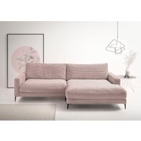 INOSIGN Ecksofa "Downtown, B/T/H: 272/190/84 cm L-Form", weicher Sitzkomfort auch in Cord und Bouclé, incl. Zierkissen von Inosign