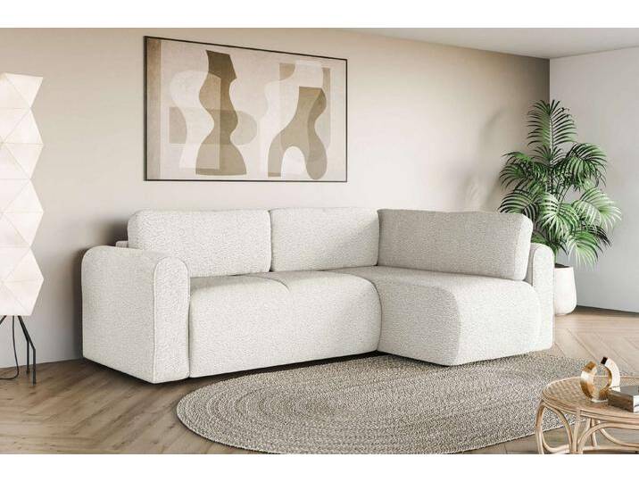 INOSIGN Ecksofa Zacharia wahlweise Schlafsofa mit Bettkasten, B/T/H 250/166/86 cm, L-Form mit Wellenunterfederung, Ottomane rechts oder links bestellbar, beige INOSIGN Ecksofa Zacharia wahlweise Schlafsofa mit Bettkasten, B/T/H 250/166/86 cm, L-Form mit Wellenunterfederung, Ottomane rechts oder links bestellbar, beige von Inosign